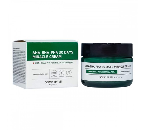 Крем для проблемной кожи Some By Mi  AHA-BHA-PHA 30 Days Miracle Cream, 60g, Для Лица