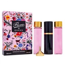 Набор 3в1 Gucci Flora Gorgeus Gardenia, 100ml