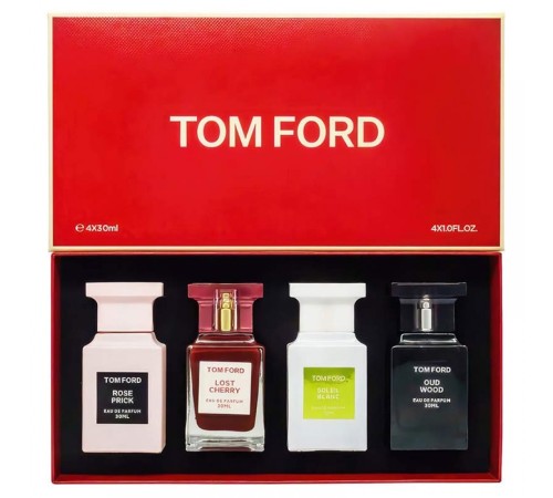 Подарочный набор Tom Ford 4x30ml (красный), Наборы духов