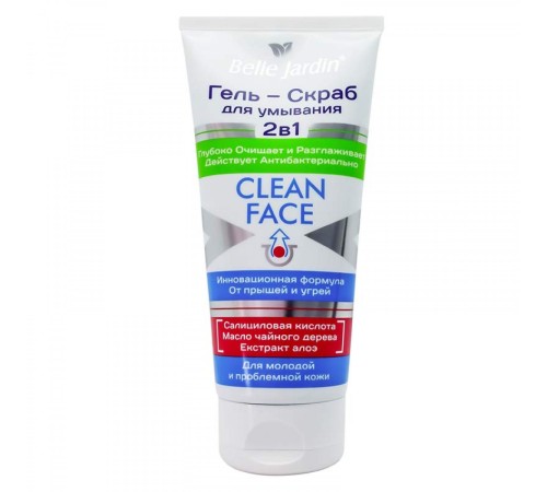 B.J.Clean Face Гель-скраб для умывания , 200 ml