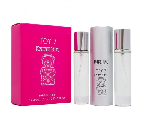 Moschino Toy 2 Bubble Gum,edp., 3x20ml, Набор духов 3 по 20 мл