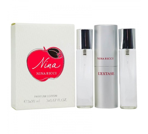 Nina Ricci Nina, 3*20 ml, Набор духов 3 по 20 мл