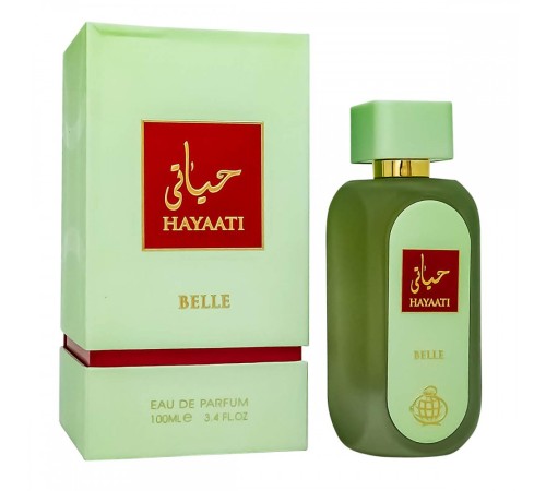 Fragrance World Hayaati Belle,edp., 100ml, Арабские духи (оригинал)