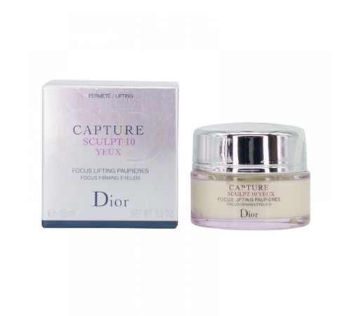 Крем для кожи вокруг глаз Christian Dior Capture Sculpt 10 yeux 15mg, Восстанавливающий антивозрастной разглаживающий крем для кожи вокруг глаз крем для кожи вокруг глаз Christian Dior Capture Sculpt 10, против отечности и темных кругов под глазами., Для 