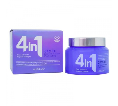 Лифтинг-крем для лица Dr.Cellio 4 in 1 Sanddeuhan cream 70 g, Крем Для Лица