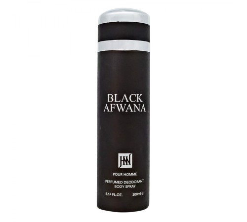 Дезодорант Jackwins Black Afwana, 200ml, Арабские дезодоранты