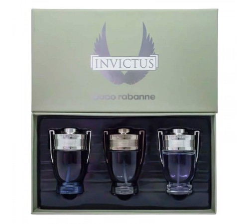 Набор Paco Rabanne Invictus 3x30 ml, Подарочные наборы