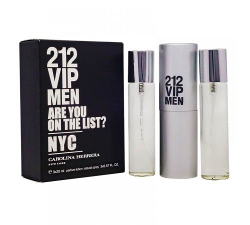 Carolina Herrera 212 VIP Man, 3*20 ml, Наборы духов