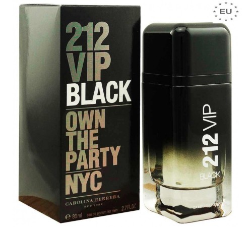 Евро Carolina Herrera 212 Vip Black, edp., 80 ml, Парфюмерия ЕВРО