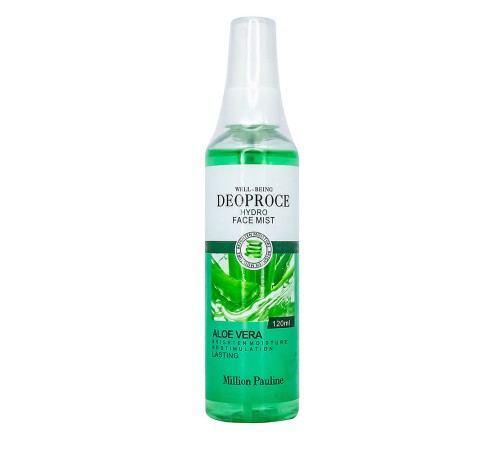 Мист для лица Million Pauline Deoprose Aloe Vera, 120ml, Фиксаторы