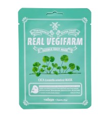 Маска для лица Farm Stay Fortheskin Real Vegifarm Double Shoot Cica Mask, 23ml