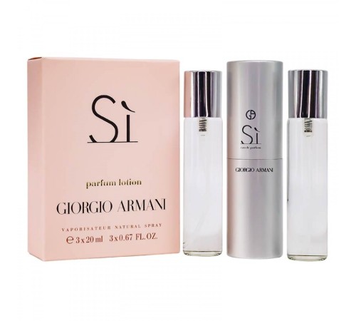 Giorgio Armani Si Woman, edt., 3*20 ml