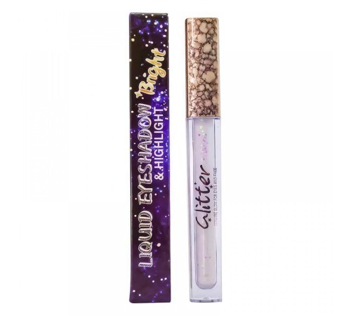 Жидкие тени для век Bright Liquid Eyeshadow Glitter, Тени