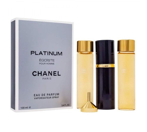 Набор 3в1 Chanel Platinum Egoiste, 100ml, Набор 3в1