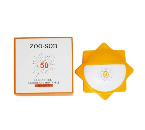 Солнцезащитный крем Zoo-son Sunscreen SPF 50+++, 40g, Для Лица