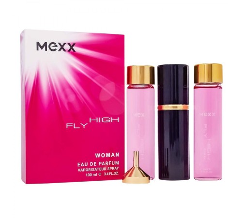 Набор 3в1 Mexx Fly High Woman, 100ml, Набор 3в1