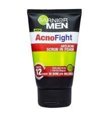 Пенный скраб для лица Garnier AcnoFight против прыщей, 100ml