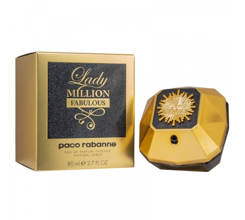 Paco Rabanne Lady Million Fabulous Intense,edp., 80ml, Женская парфюмерия 50-125 мл