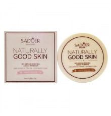 Матирующая, рассыпчатая пудра Sadoer Naturally Good Skin