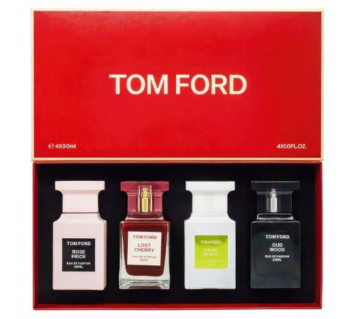 Подарочный набор Tom Ford 4x30ml (красный), Подарочные наборы