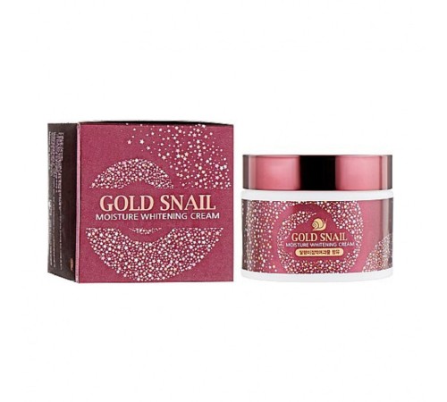 Крем для лица с муцином улитки Enough Gold Snail Moisture Whitening Cream 50g, Для Лица