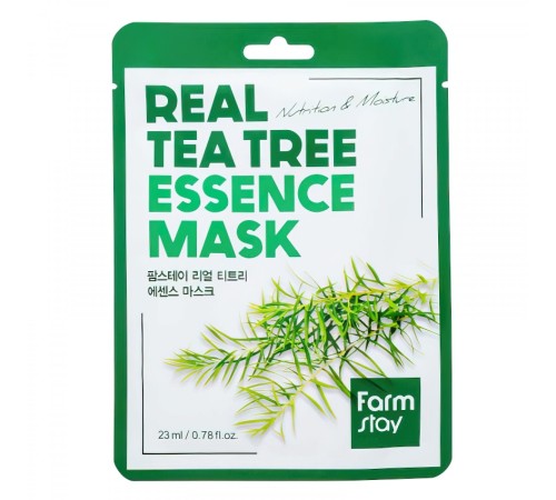 Маска для лица с экстрактом чайного дерева Farm Stay Tea Tree Essence Mask 23ml