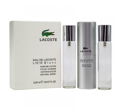 Lacoste Eau De Lacoste L.12.12 Blanc, 3*20 ml, Наборы духов