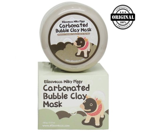 ЛЗ Milky Piggy Маска для лица глиняно-пузырьковая Carbonated Bubble Clay Mask 100гр, Маски Оригинал