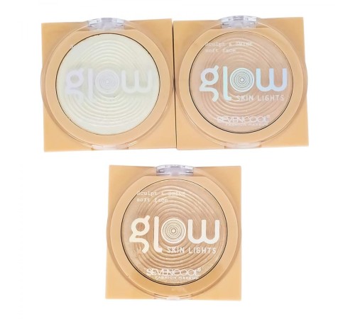 Набор хайлпйтеров Sevencool Glow Skin Lights, ряд 3шт