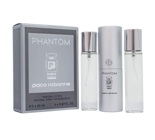 Paco Rabanne Phantom,edp., 3x20ml, Набор духов 3 по 20 мл