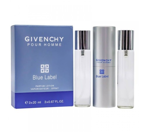 Givenchy Pour Homme Blue Label, 3*20 ml, Наборы духов