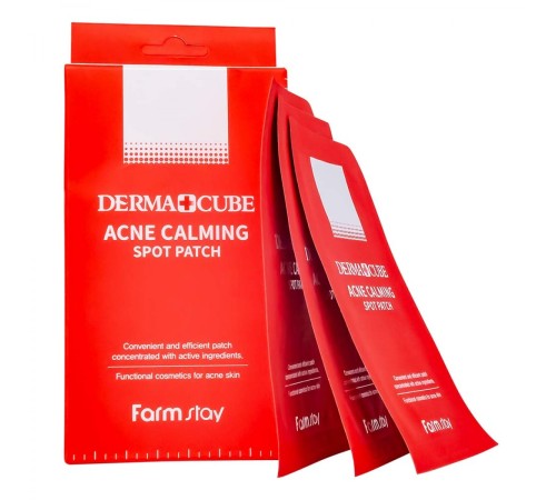 Патчи от прыщей Derma Cube Acne Calming Spot Patch (упаковка 10шт)