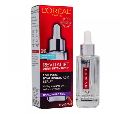 Сыворотка для лица Loreal Revitalift Hyaluronic Acid, 30ml, Сыворотки