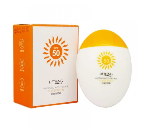 Солнцезащитный крем Sunscreen Liftheng SPF 50+++, 40g, Для Лица