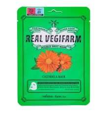 Маска для лица Farm Stay Fortheskin Real Vegifarm Double Shoot Colendula Mask, 23ml