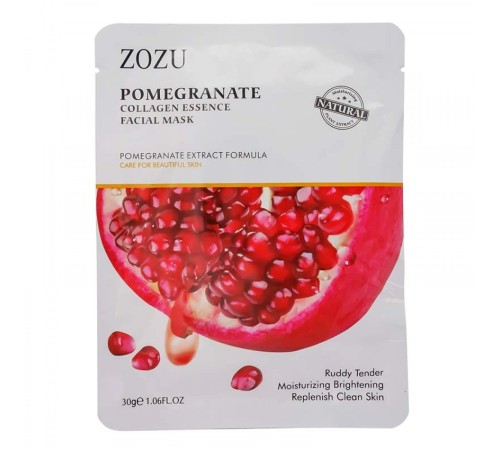 Антиоксидантная маска для лица Zozu Pomegranate, 30g, Маски для лица