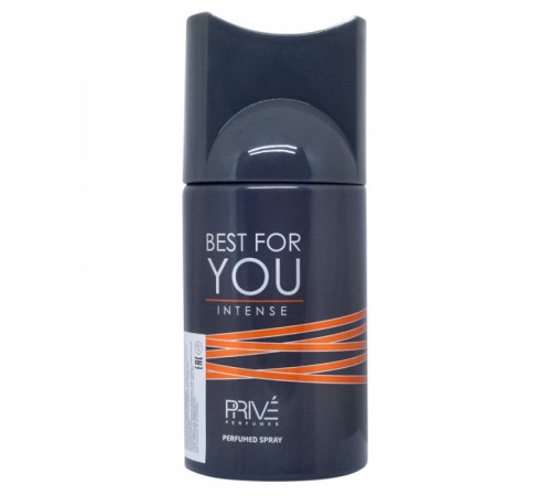 Дезодорант Prive Best For You Intense (Because It's You Intense) 250ml, Парфюмированные Дезодоранты