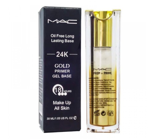 Праймер Mac 24K Gold Primer Gel Base, 30ml, Праймер