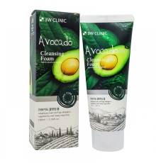 Пенка для умывания 3W Clinic Avocado, 100ml