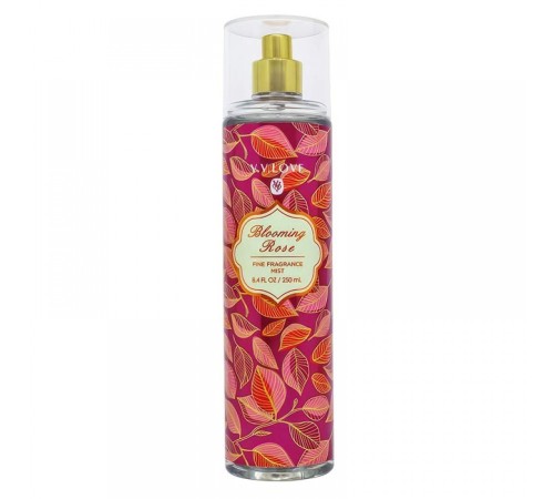 Спрей для тела V.V.Love Fine Fragrance Blooming Rose, 250ml, Для Тела