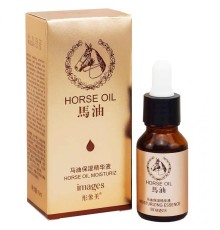 Сыворотка Для Лица Horse Oil, 15 ml, Увлажняющая сыворотка с лошадиным жиром Images Horse Oil essence для сухой, нормальной, чувствительной, стареющей и увядающей кожи