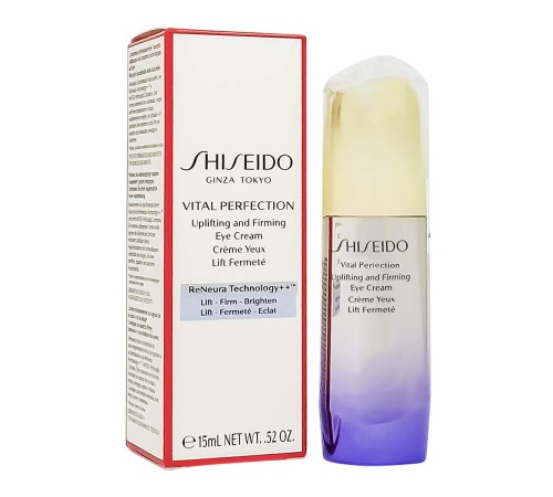 Крем вокруг глаз  Shiseido Vital Perfection Uplifting & Firming Eye Cream, 15ml, Крем Для Лица