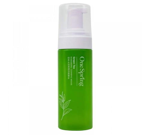 Пенка-мусс для умывания с экстрактом зеленого чая One Spring Green Tea 150ml, Для Лица