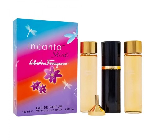 Набор 3в1 Salvatore Ferragamo Incanto Shine, 100ml, Набор 3в1