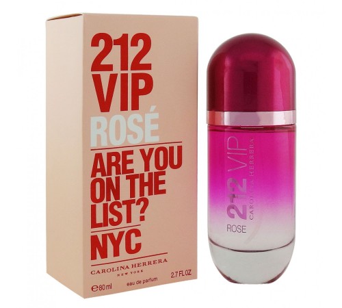 Carolina Herrera 212 Vip Rose Are You On The ListNyc, edp., 80 ml (woman)