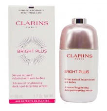 Сыворотка на основе экстракта косточек барбадосской вишни  Clarins Bright Plus, 50ml