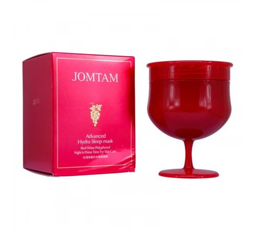 Ночная маска для лица Jomtam Advanced Hydra Sleep mask Red Wine Polyphenol, Маски для лица