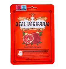 Маска для лица Farm Stay Fortheskin Real Vegifarm Double Shoot Pomegranat Mask, 23ml