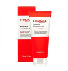 Увлажняющая очищающая пенка с керамидами FarmStay Ceramide Moisture Cleansing Foam