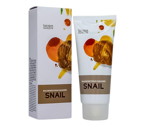 Пенка для умывания с муцином улитки Tanzero Snail, 100ml